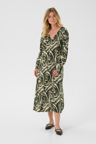 Cream Dress 'CRBeva' in Green: front