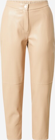 COMMA Regular Broek in Beige: voorkant