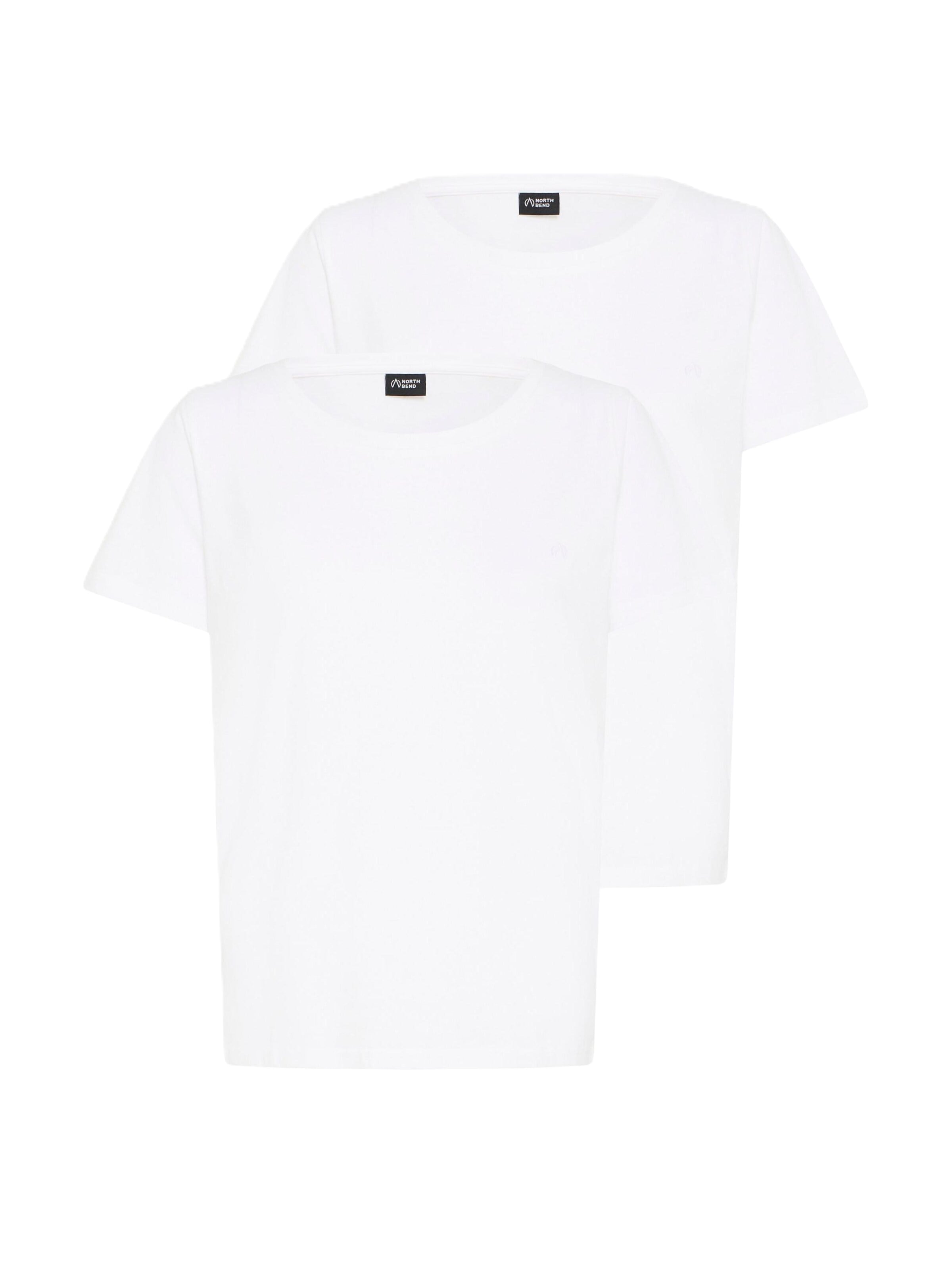 North Bend Shirt 'Gita' in Wit: voorkant