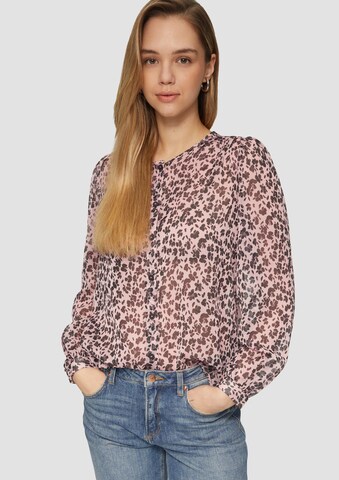 QS Blouse in Pink: front