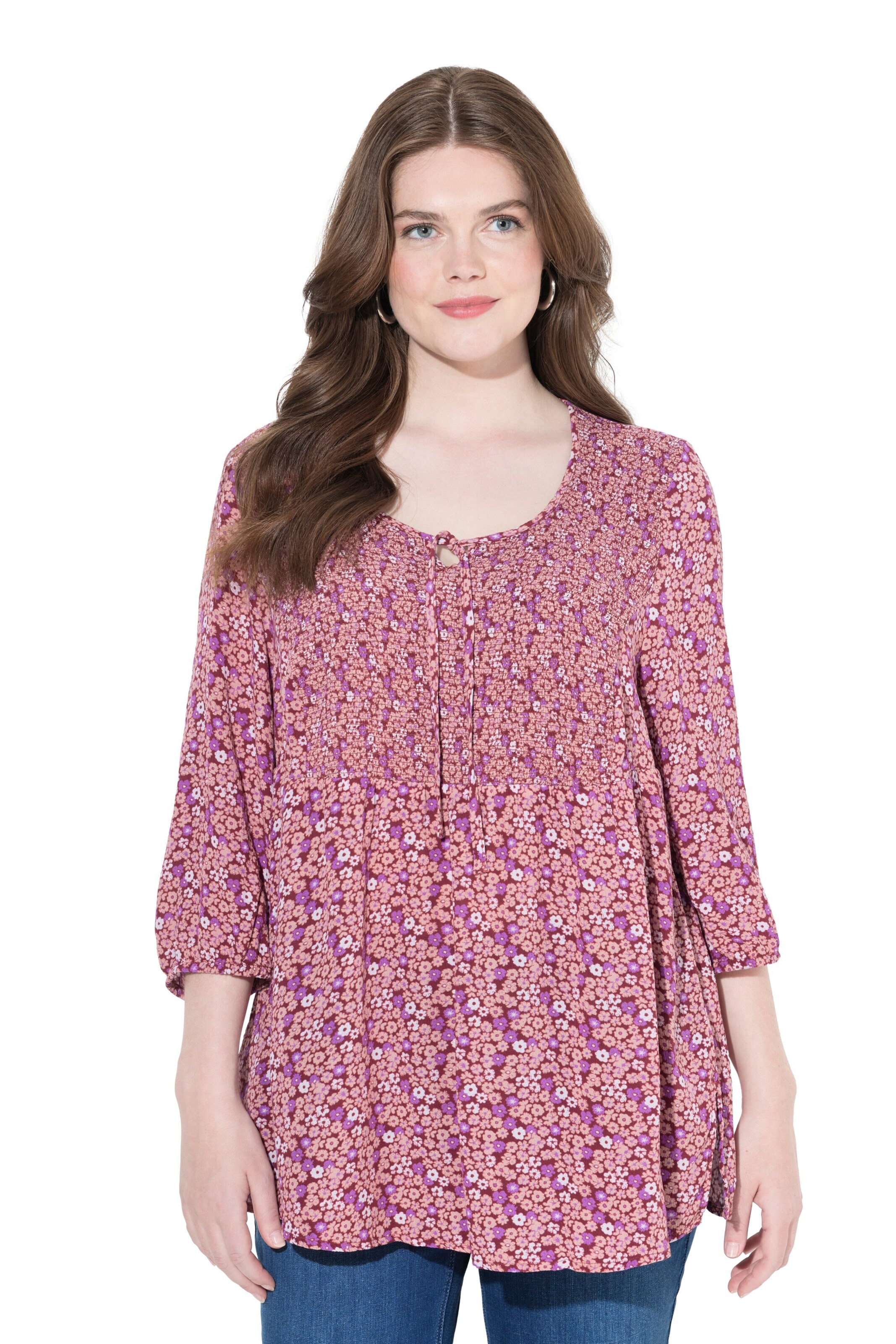 Ulla Popken Tunic in Pink: front