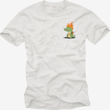 MAKAYA Shirt in Weiß: Vorderseite