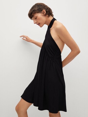 Rochie de cocktail 'Vestido' de la MANGO pe negru