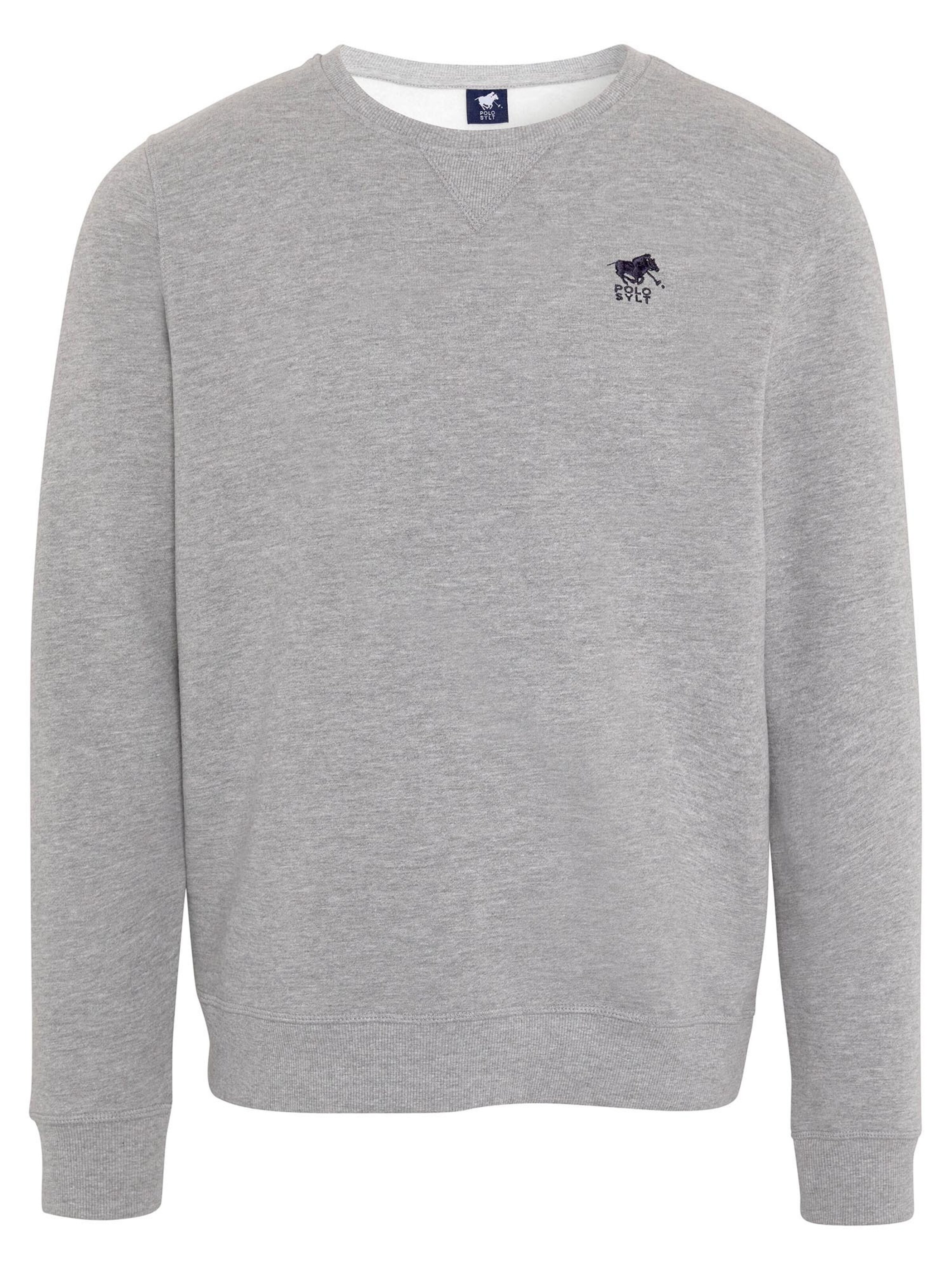 Polo Sylt Sweatshirt 'Basic' in Grey: front