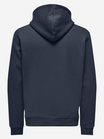 Only & Sons Sweatshirt 'Connor' in Blue