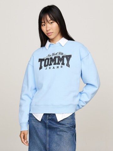 Tommy Jeans Sweatshirt in Blau: Vorderseite