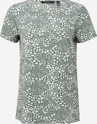 Vero Moda Tall T-shirt 'SAGA' en kaki / blanc, Vue avec produit