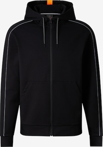 Bogner Fire + Ice Sweatjacke 'Uday' in Schwarz: Vorderseite