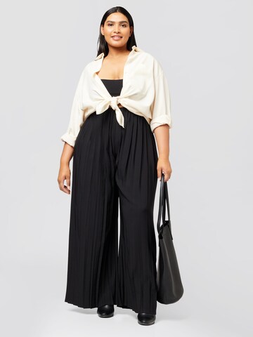 Wide Leg Pantalon 'Lucila' Guido Maria Kretschmer Curvy en noir