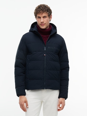 TOMMY HILFIGER Prehodna jakna | modra barva: sprednja stran