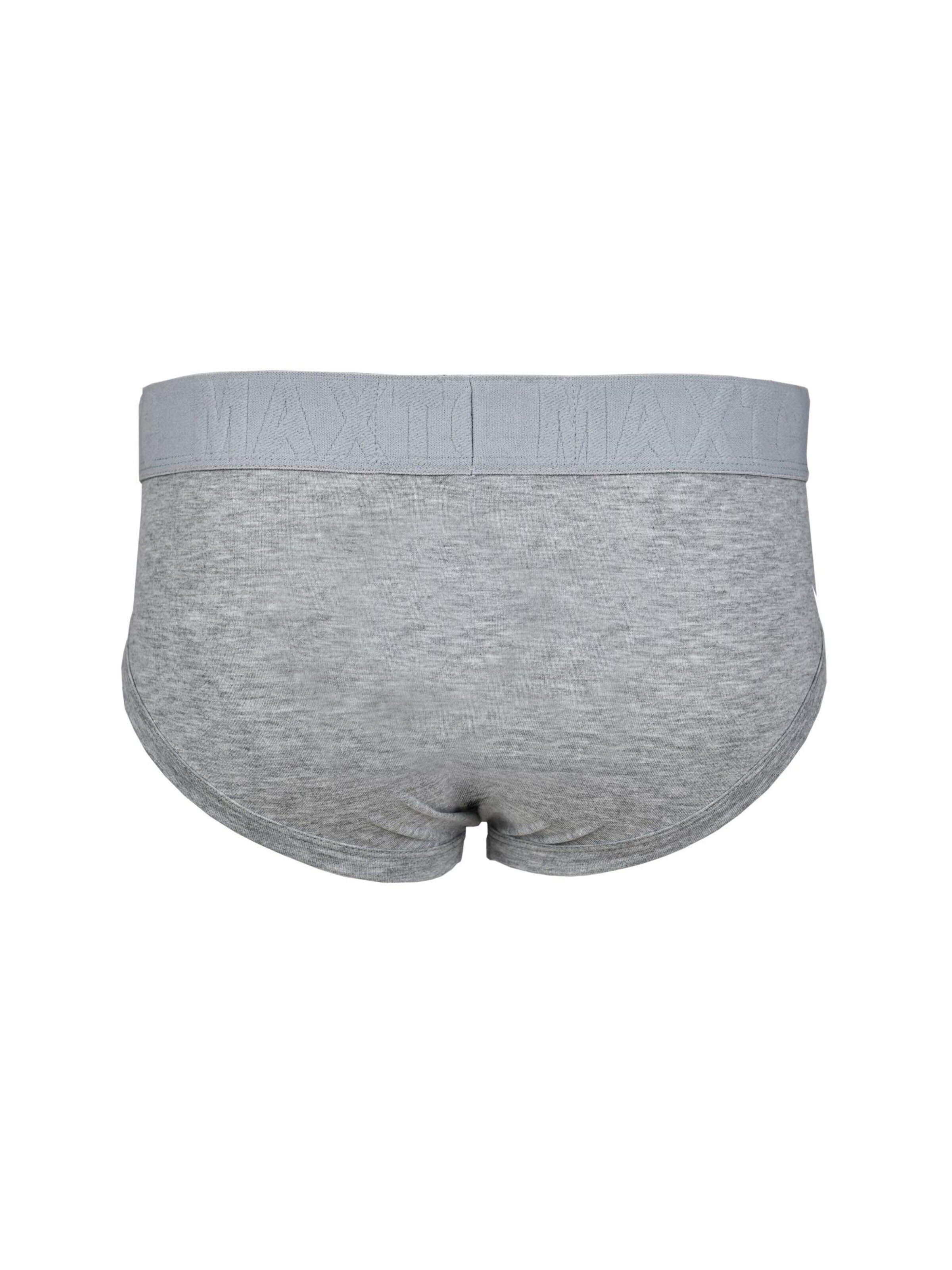 Maxte Panty 'COTTON MAX Slips Men 5er Pack' in Grey