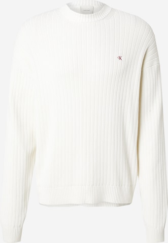 Calvin Klein Jeans Свитер в Бежевый: спереди