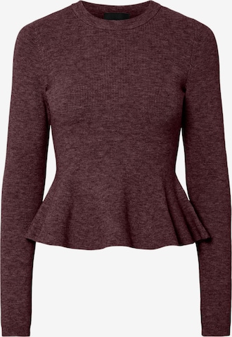 Pull-over 'PCAmma' PIECES en rouge : devant