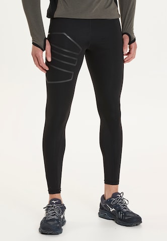 ENDURANCE Regular Workout Pants 'Burnland' in Black: front