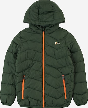 Veste mi-saison Jack & Jones Junior en vert : devant