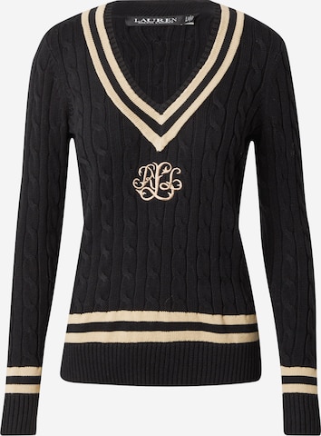 Pull-over Lauren Ralph Lauren en noir : devant