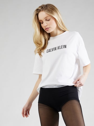 Tricou de la Calvin Klein Underwear pe alb: față
