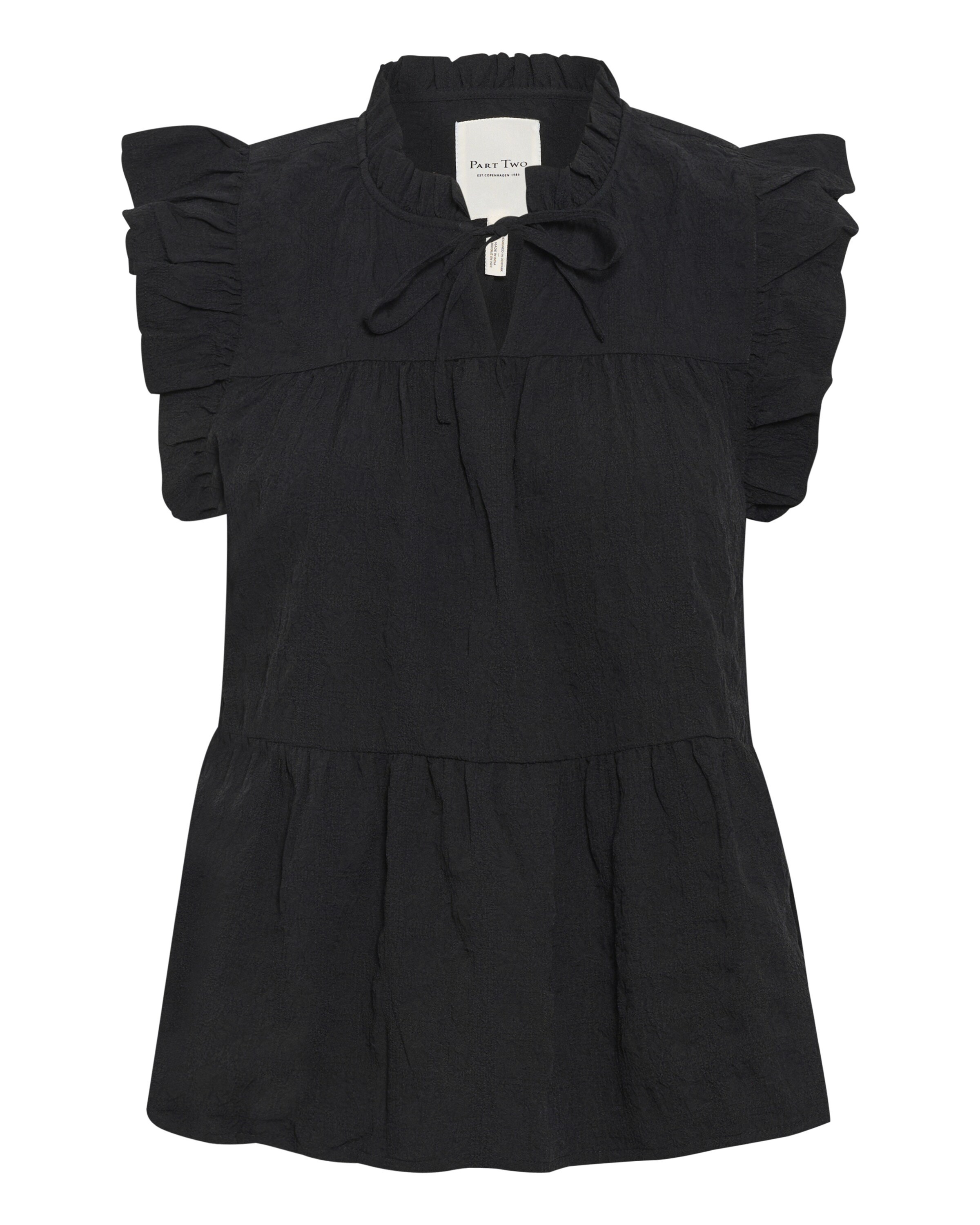 Part Two Bluse 'Gimaline' in Schwarz: Vorderseite