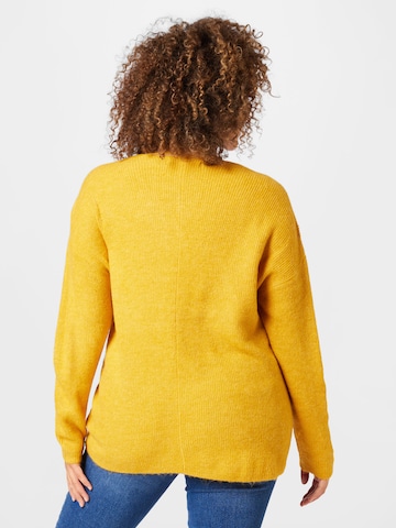 Vero Moda Curve - Pullover 'Lefile' em amarelo