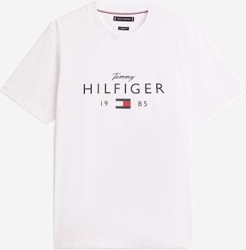 TOMMY HILFIGER Paita 'Brand Love' värissä valkoinen: etupuoli