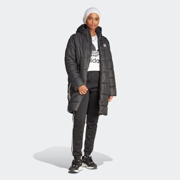 Veste d’hiver 'Adicolor Long' ADIDAS ORIGINALS en noir