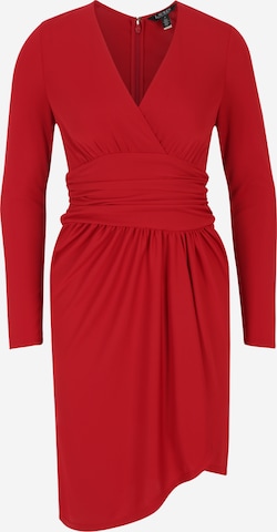 Robe 'RUTHMAY' Lauren Ralph Lauren Petite en rouge : devant