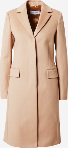 Calvin Klein Between-seasons coat 'Essential' in Beige: front