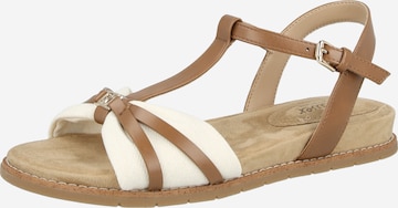 s.Oliver Páskové sandály – béžová: přední strana