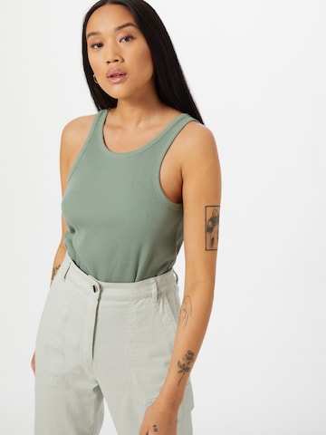 JUST FEMALE Top 'Rancho' in Green: front