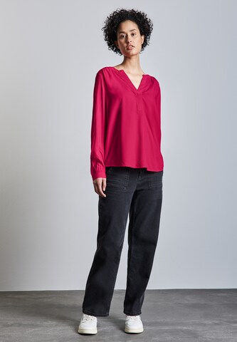 STREET ONE Tunika in Unifarbe in Pink