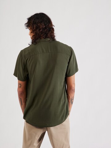 BLEND Regular fit Button Up Shirt in Green