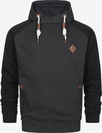 INDICODE JEANS Sweatshirt in Grau: Vorderseite