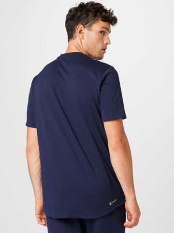 ADIDAS SPORTSWEAR Performance Shirt 'Designed To Move Logo' in Blue