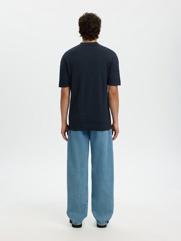 SELECTED Shirt 'SLHMATTIS' in Blue