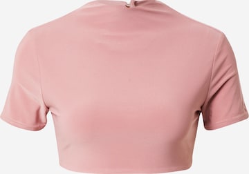 T-shirt CLUB L LONDON en rose : devant