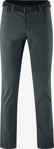 Maier Sports Regular Outdoor Pants 'Perlit' in Grey: front