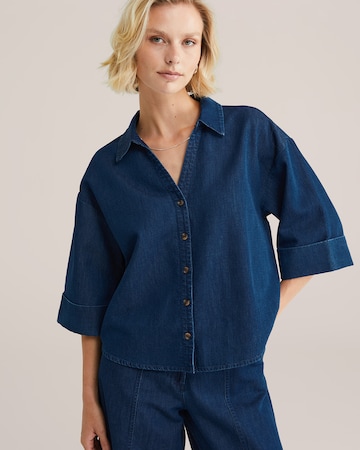 WE Fashion Pusero värissä sininen: etupuoli
