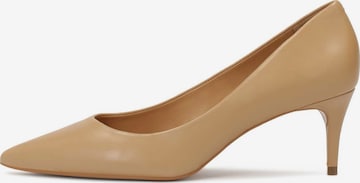 Escarpins Kazar en beige : devant