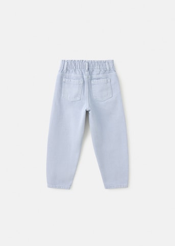 Barrel Jeans de la MANGO KIDS pe albastru