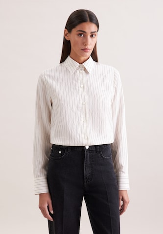 Chemisier 'February Drop 261' SEIDENSTICKER en gris : devant