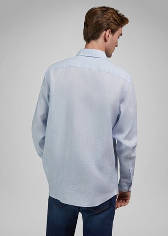 HECHTER PARIS Regular fit Zakelijk overhemd in Blauw