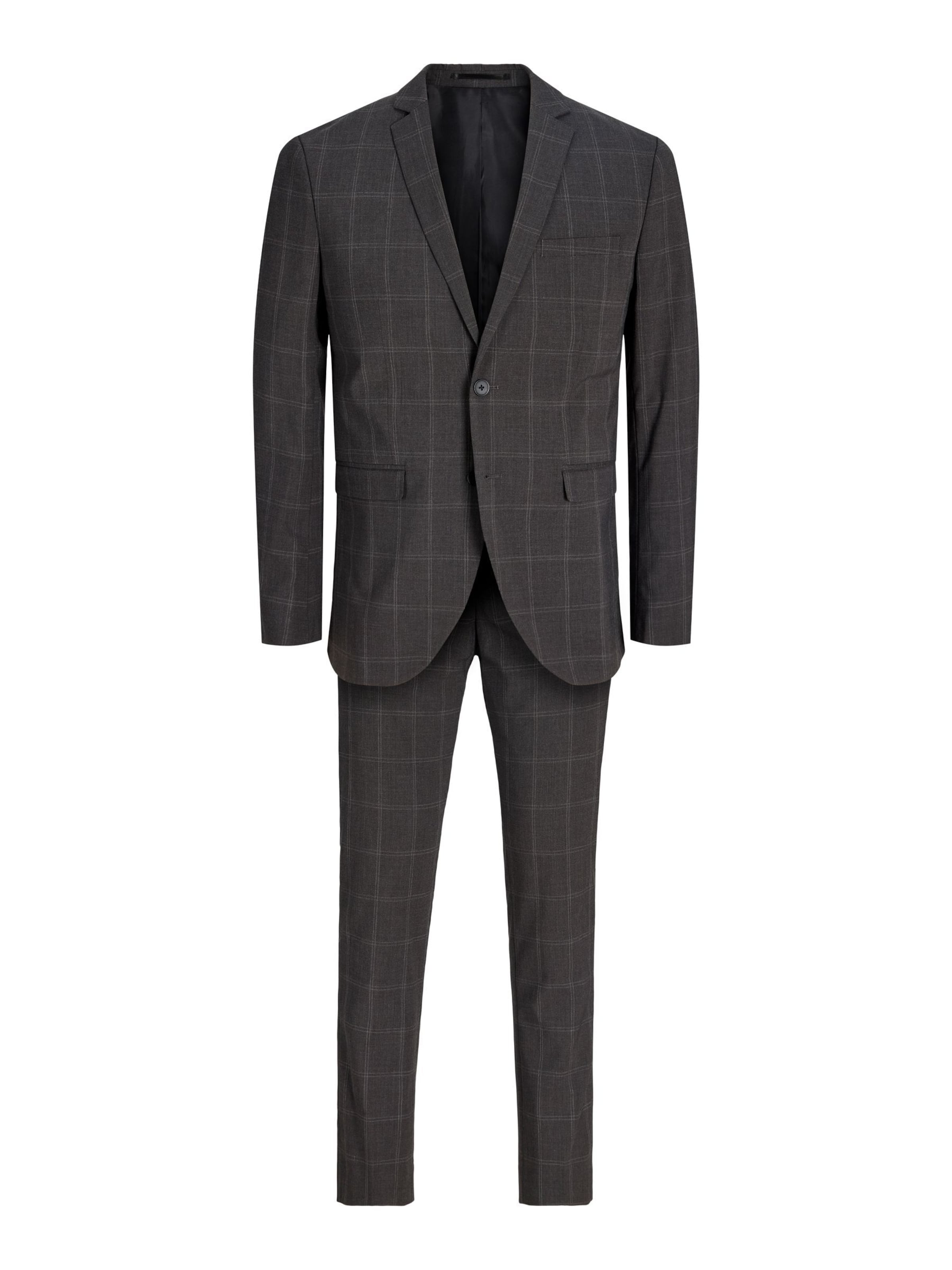 Coupe slim Costume 'JPRFranco' JACK & JONES en gris : devant