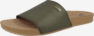 REEF Beach & Pool Shoes ' Cushion Scout ' in Brown / Green, Item view
