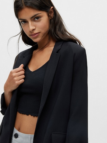 Pull&Bear Blazer in Schwarz