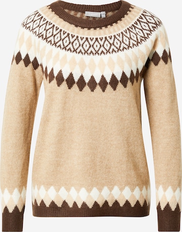 Fransa Sweater 'Ceisland' in Brown: front