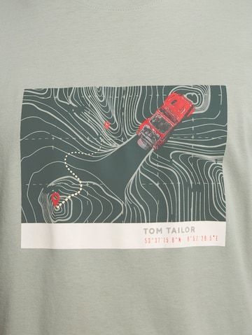 TOM TAILOR Shirt in Green