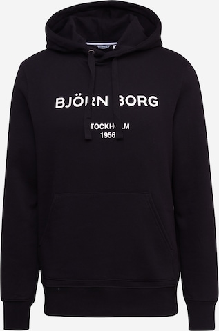 BJÖRN BORG Sweatshirt in Schwarz: predná strana