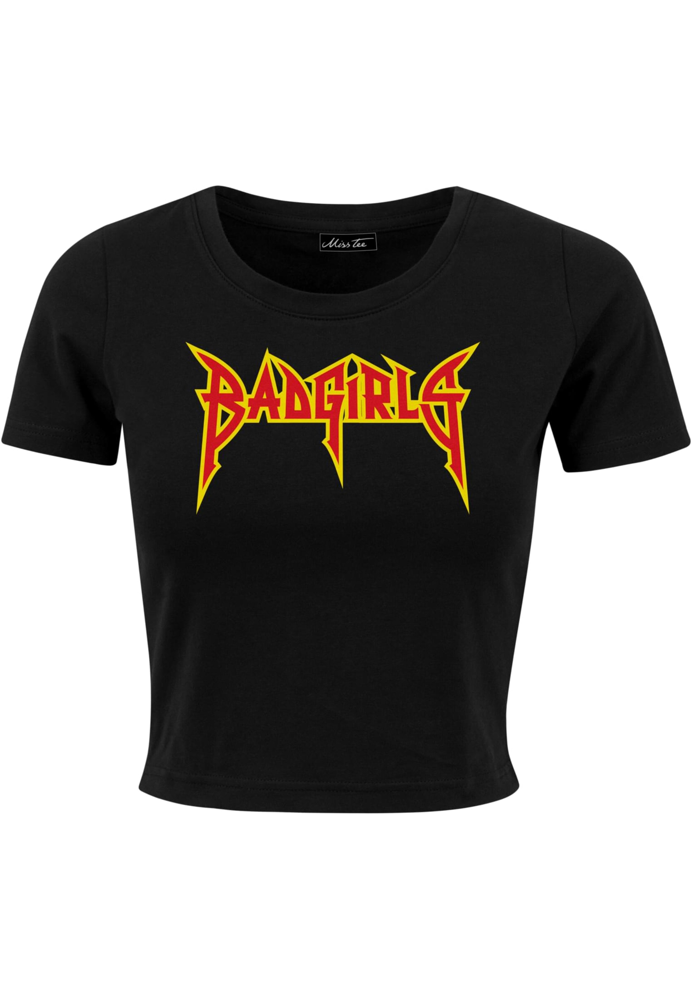 Mister Tee Shirt 'Badgirls' in Black: front