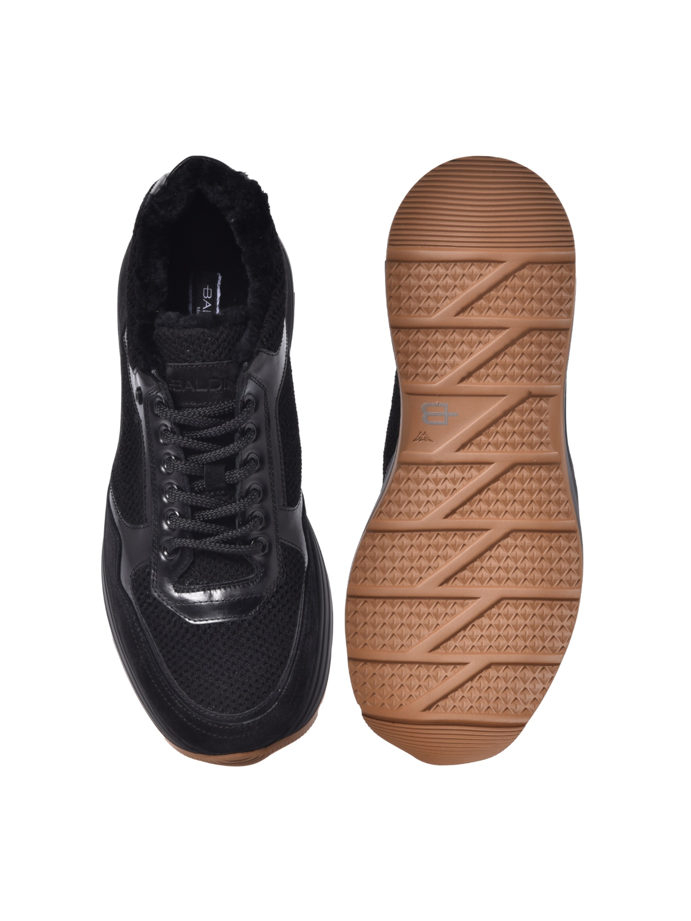 BALDININI Platform trainers in Black