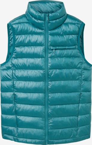 Gilet TOM TAILOR en vert : devant